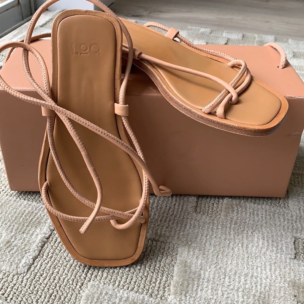 Lace up sandals great shape